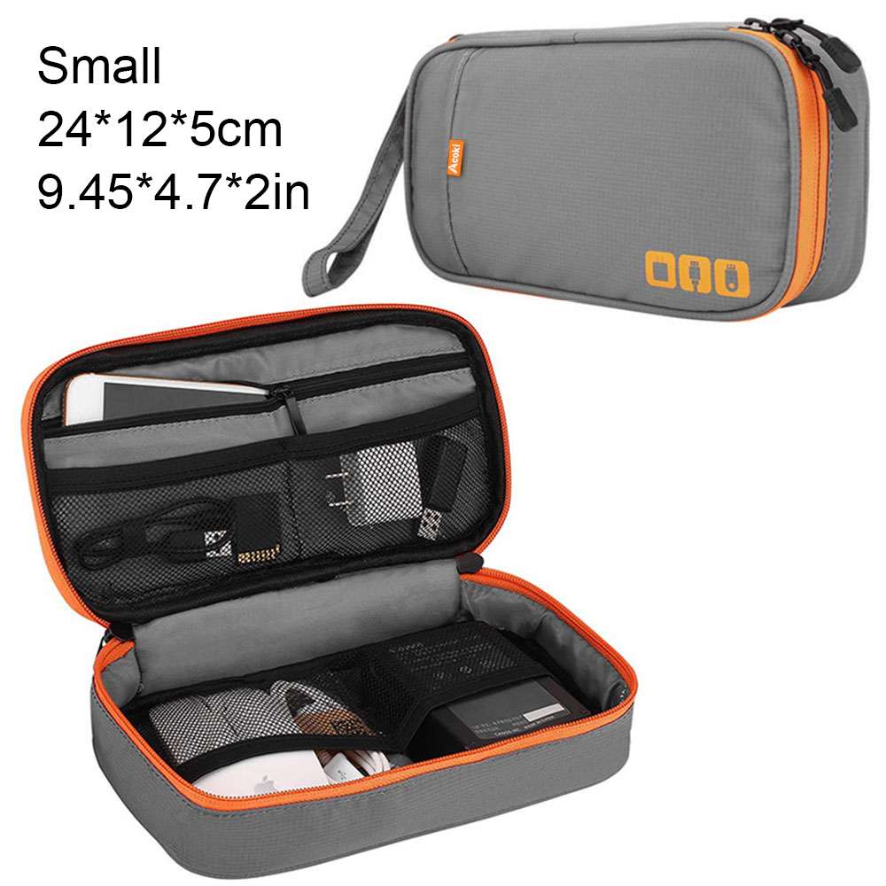 Tragbare Reiseetui für elektronische Accessoires, Kabel-Organizer-Tasche, Gerät-Tragetasche für iPad, Kabel, Strom, USB-Blitz-Laufwerk, Ladegerät: Anderes
