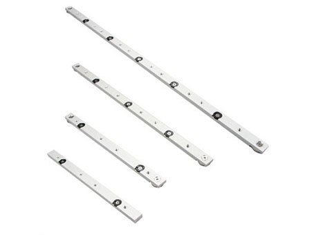 Aluminum alloy T-track groove beveled track and beveled slide and bevel bar slider table saw bevel gauge bar woodworking tool