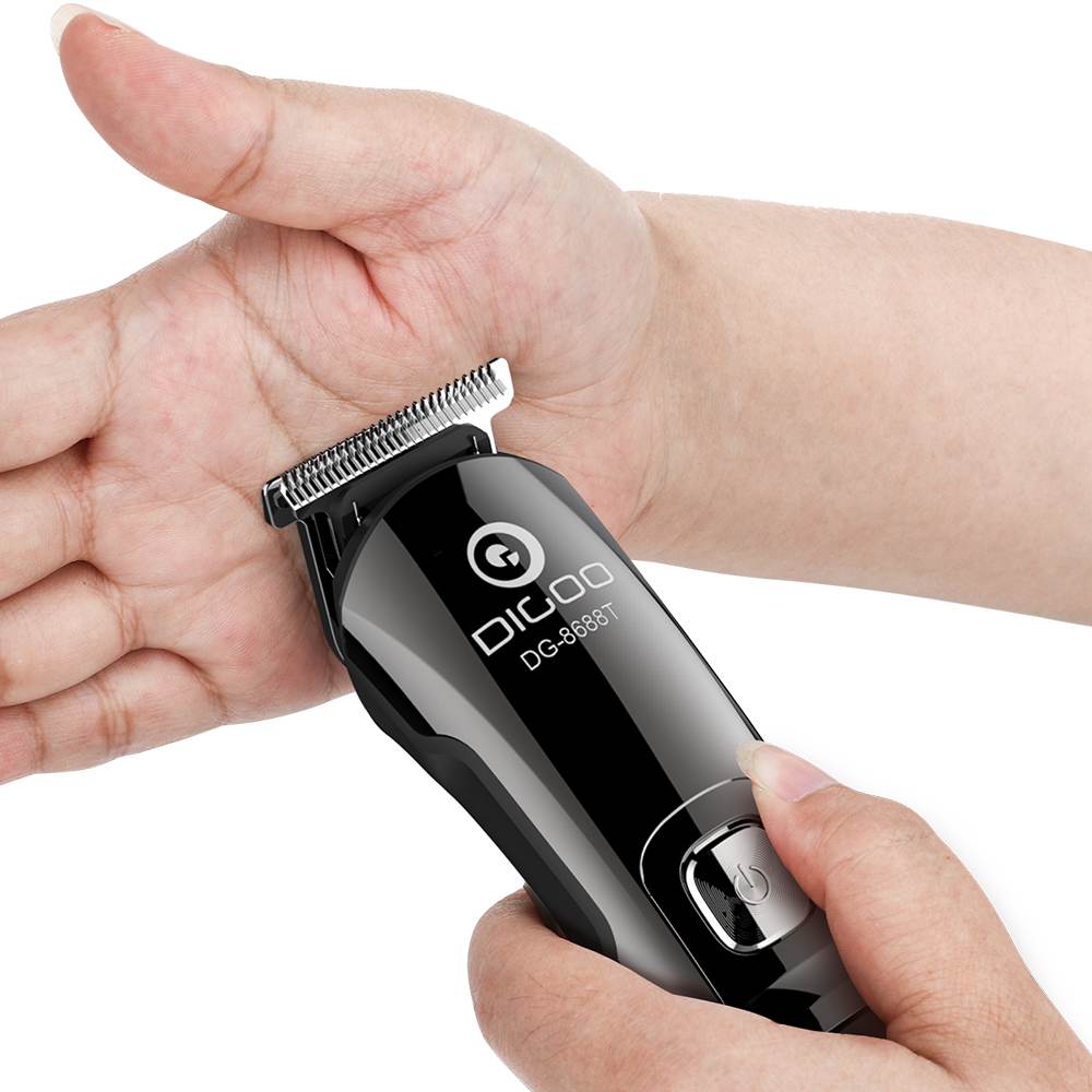 DIGOO 16-in-1 LCD Display Hair Trimmer - 600mAh USB Rechargeable Electric Groomer for Beard, Nose/Ear, Body Hair