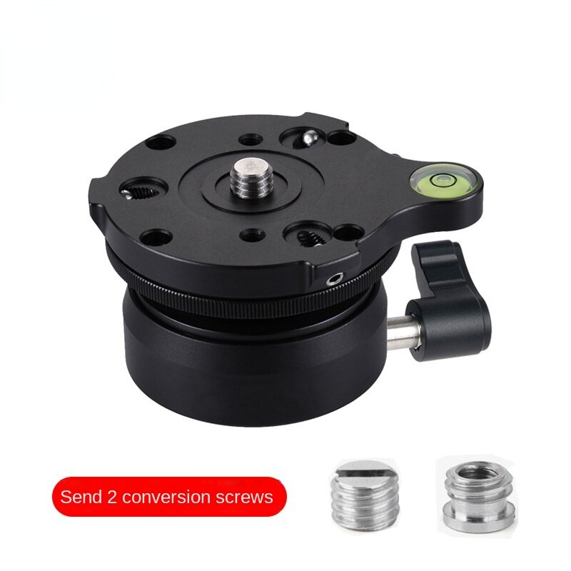 Leveling Table Hemispherical Base PTZ Tripod Camera Leveling Seat Above Head Shoot Camera Tripod Gimbal Head Pan Head