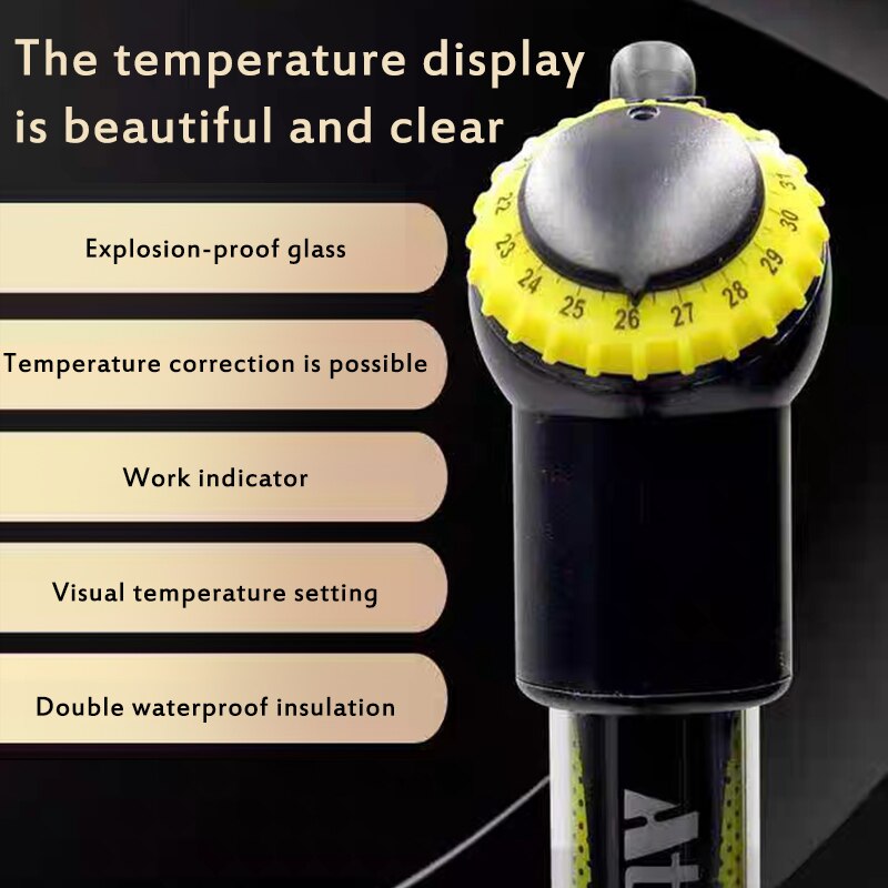 100-300W Fish Tank Heating Rod Adjustable Temperature Thermostat Aquarium Heater Fish Tank Termostato Aquario Aquarium Heater