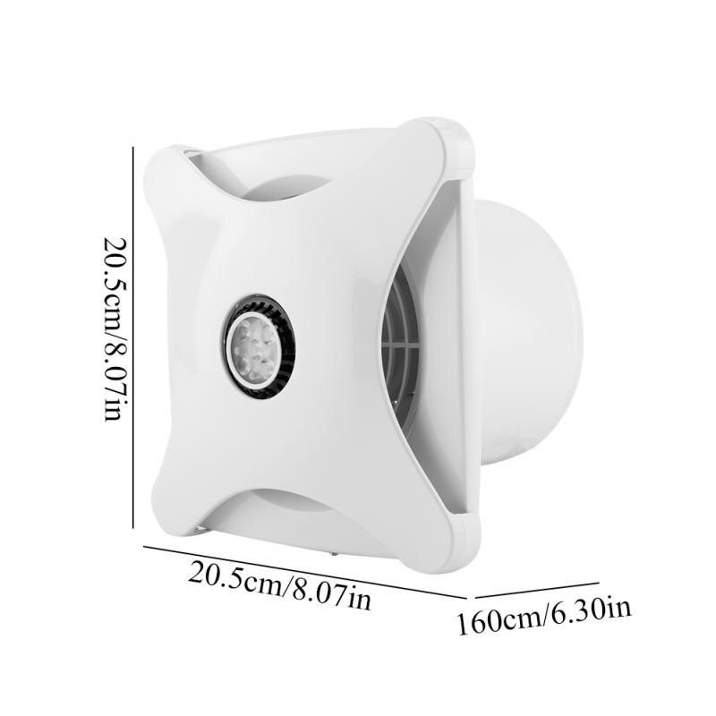 220v tuuletin keittiö kylpyhuone wc ikkuna seinä tuuletus poistopuhallin ilmanpuhdistus tuuletin led valolla