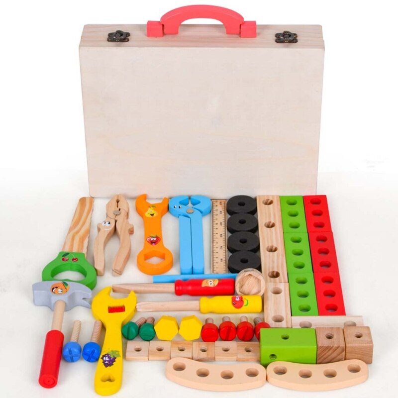 Kinderen Houten Toolbox Kit Simulatie Diy Reparati Grandado