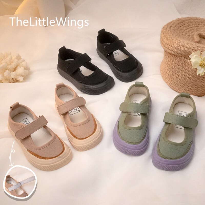 Crianças sapatos de lona 1-6 anos de idade primavera outono moda menina princesa respirável super macio e confortável sapatos casuais