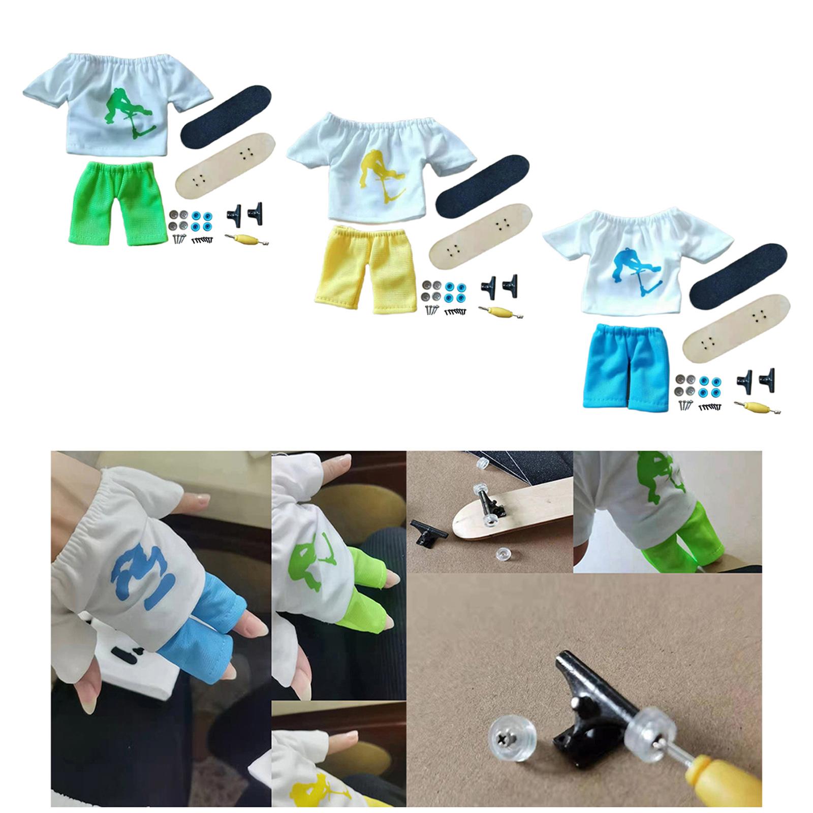 CS COSDDI Vingerboard Set – Skateboard Mini Ramp Accessoires, ABS Kunststof, Ideaal Cadeau Voor Kinderen En Beginners