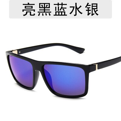 1pc herre rektangel solbriller firkantede køresolbriller spejlskærme briller oculos de sol  uv400 gafas: 3