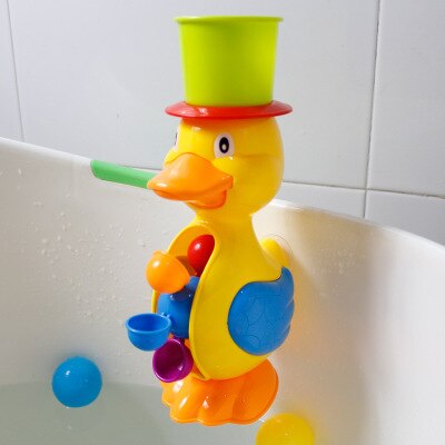 Macchina per bolle di granchio giocattoli da bagno per bambini piscina per bambini nuoto vasca da bagno macchina per sapone bolla automatica divertenti balene rane bagno musica bolla: Duck Without Box