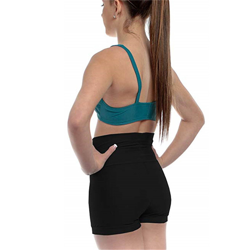 Msemis trikot for jenter ballettshorts gymnastikk guttesnitt med høyt midje aktive klær dansesportshorts underbukser for yogasportstrening