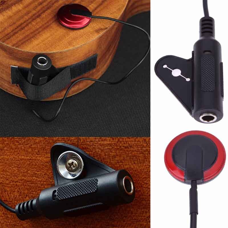 Kitara mikrofoni pietsokosketusmikrofoni pickup kitaralle viulu banjo mandoliini ukulel kitaratarvikkeet