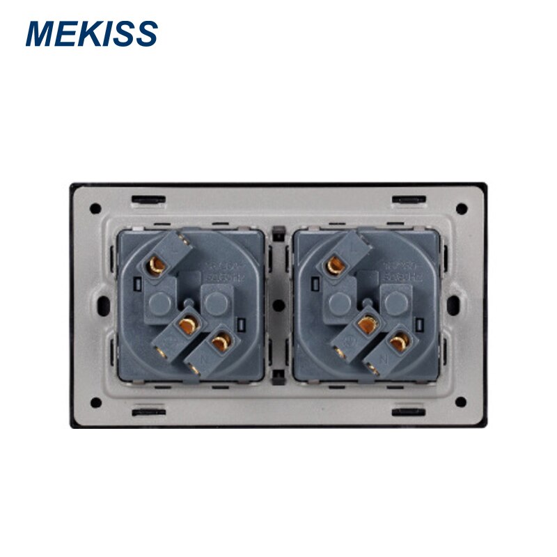 Mekiss Stopcontact Eu Standaard AC110V-250V 16A 2-Positie Socket