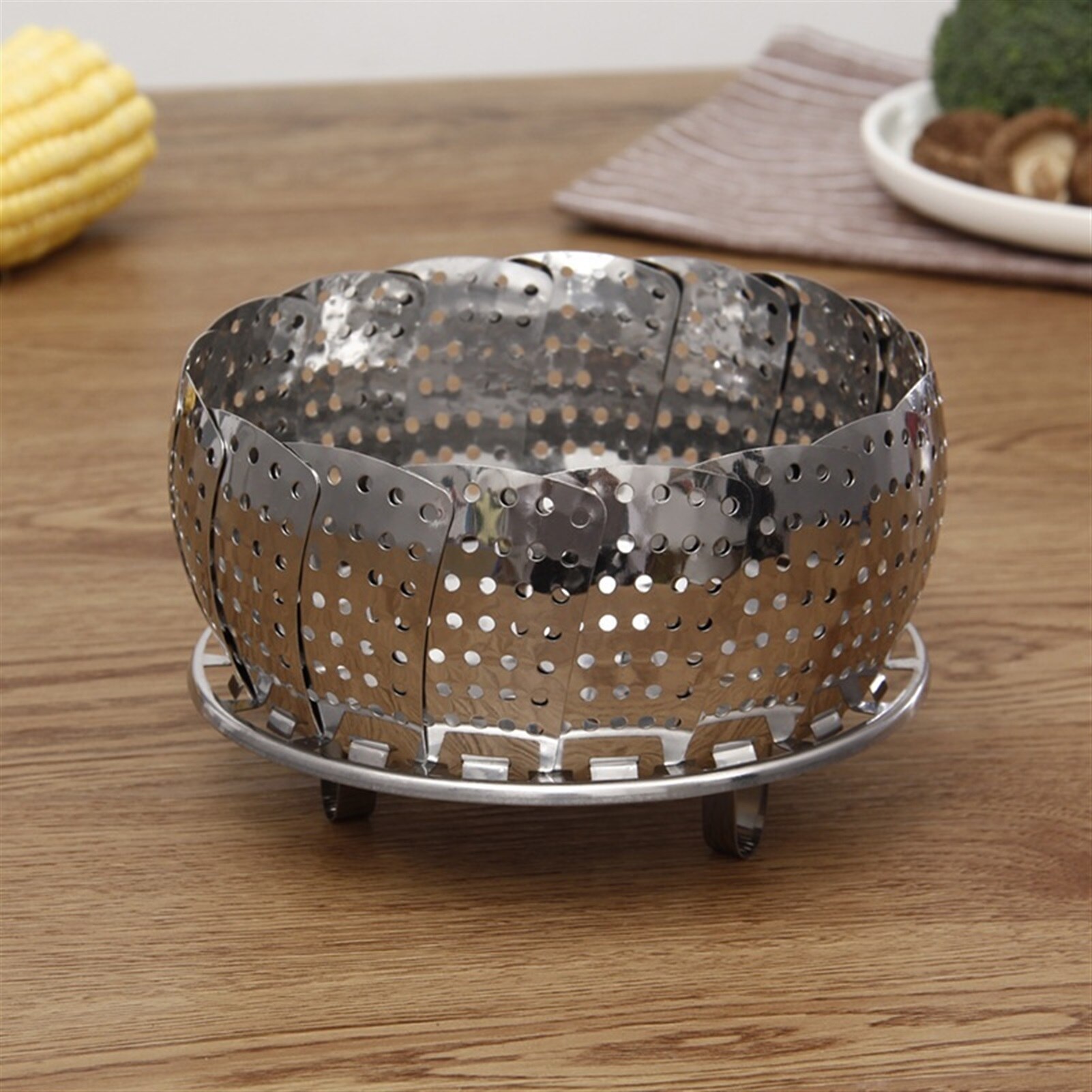 Roestvrij Staal Vouwen Stoomboot, Lotus Fruit Stomen Rooster, Telescopische Stoomboot, Stoomboot