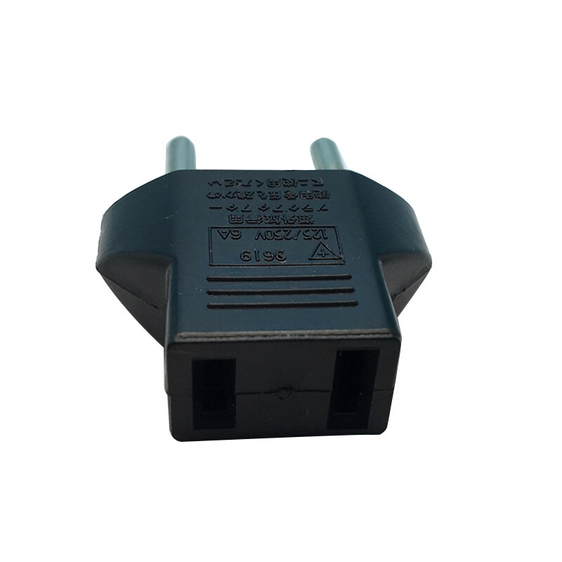 Adaptateur de prise électrique de voyage, prise de courant UK CN US à EU Euro européenne, 2 broches, cordon d'alimentation, prise de courant, 1 pièce