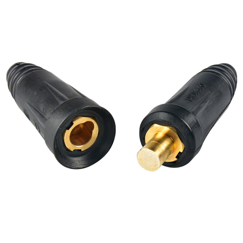Electric Welding Machine Cable Quick Connector Butt Socket Accessory Pure Copper Welding Handle Wire Coupler Tool European Style