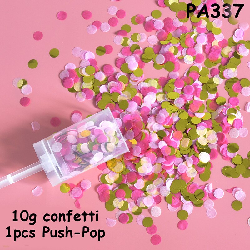 Juego de confeti mezclado de plástico Multicolor para decoración de , Set de confeti ligero para boda, aniversario, boda, cumpleaños, 1Set