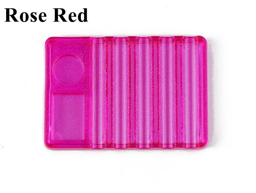 Artlalic 1 Pc Plastic Nail Art Borstel Penhouder Display 4 Kleuren Nagels Gereedschap Voor Uv Gel Polish Brush Decoratie pen Carrier: rose red