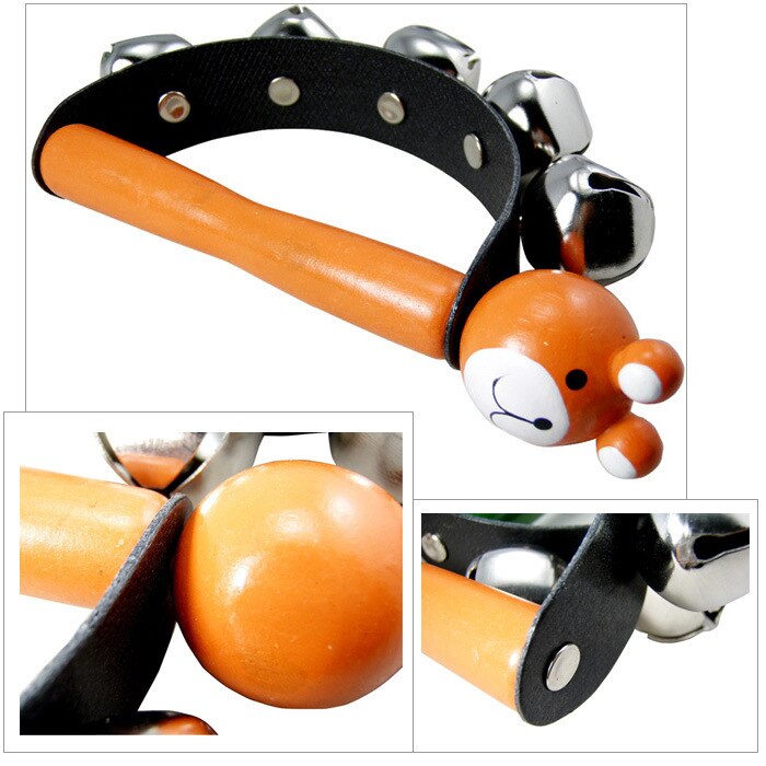 Orr Musical Instrument Cartoon Five Bark Handguard Wooden Infant Early Childhood Education Puzzle