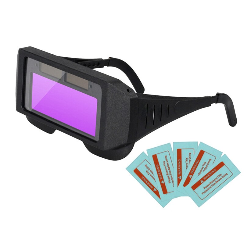 Solar Auto Darkening LCD Welding Helmet Glasses Mask Goggles Eyes Protector Welder Cap Goggles Machine Soldering Mask: Default Title
