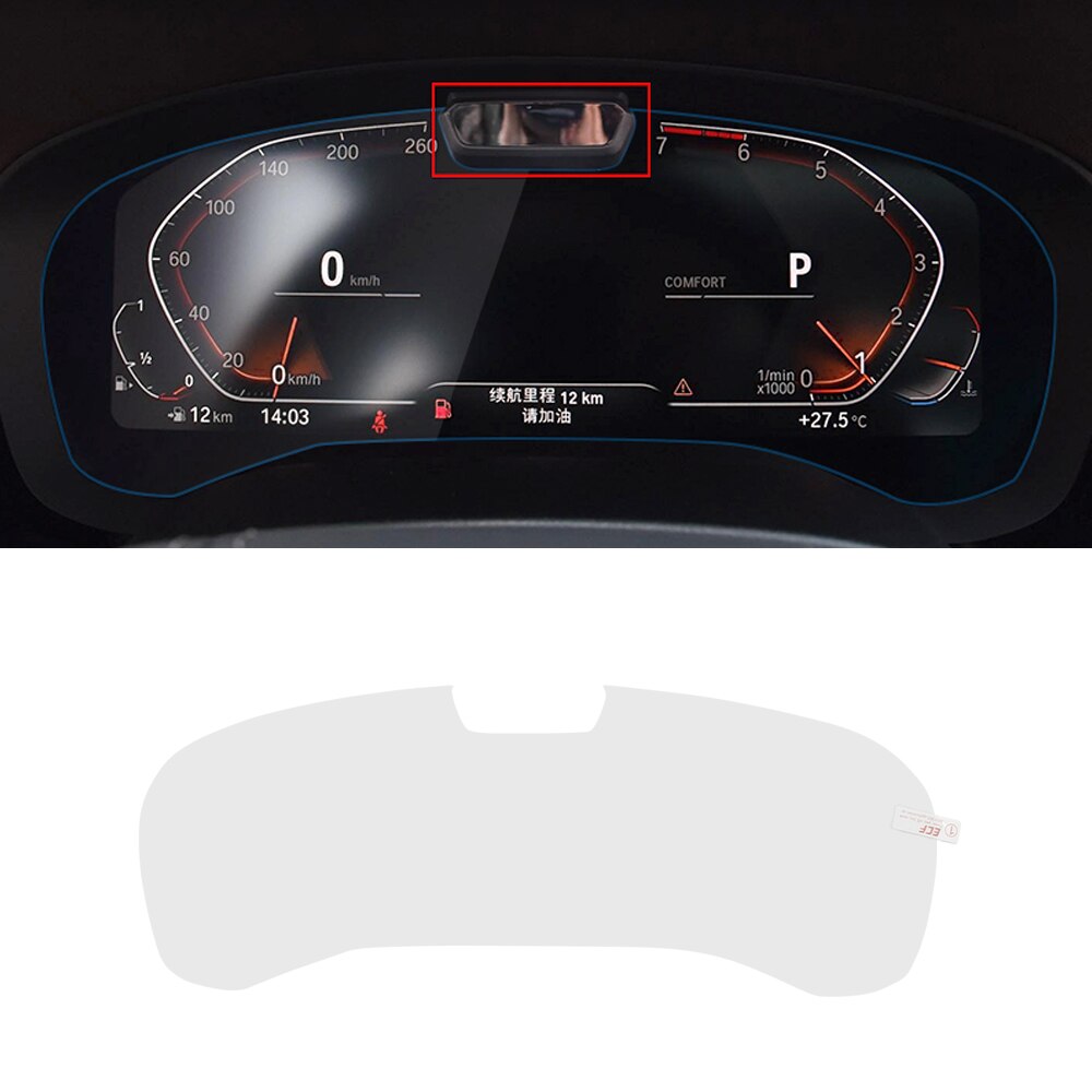 For BMW X3 G01 X4 G02 Auto Car Dashboard Film Monitor Screen Protector Protective Tempered Glass Film Sticker