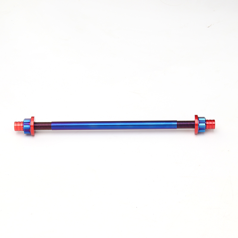 Motorcyle parts Front Rear wheel hub 250mm rainbow Axle shaft axis sleeve Fit PIT PRO Trail Dirt Bike QUAD ATV