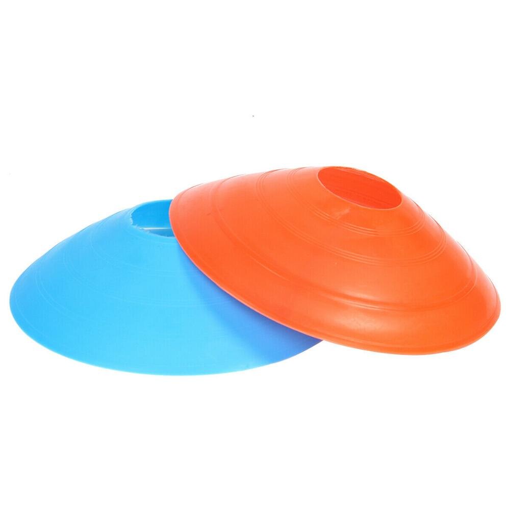 10Pcs/Set Football Training Sign Disc Cone Marking Plate Field Cone Marker Discs Soccer Training Accessories