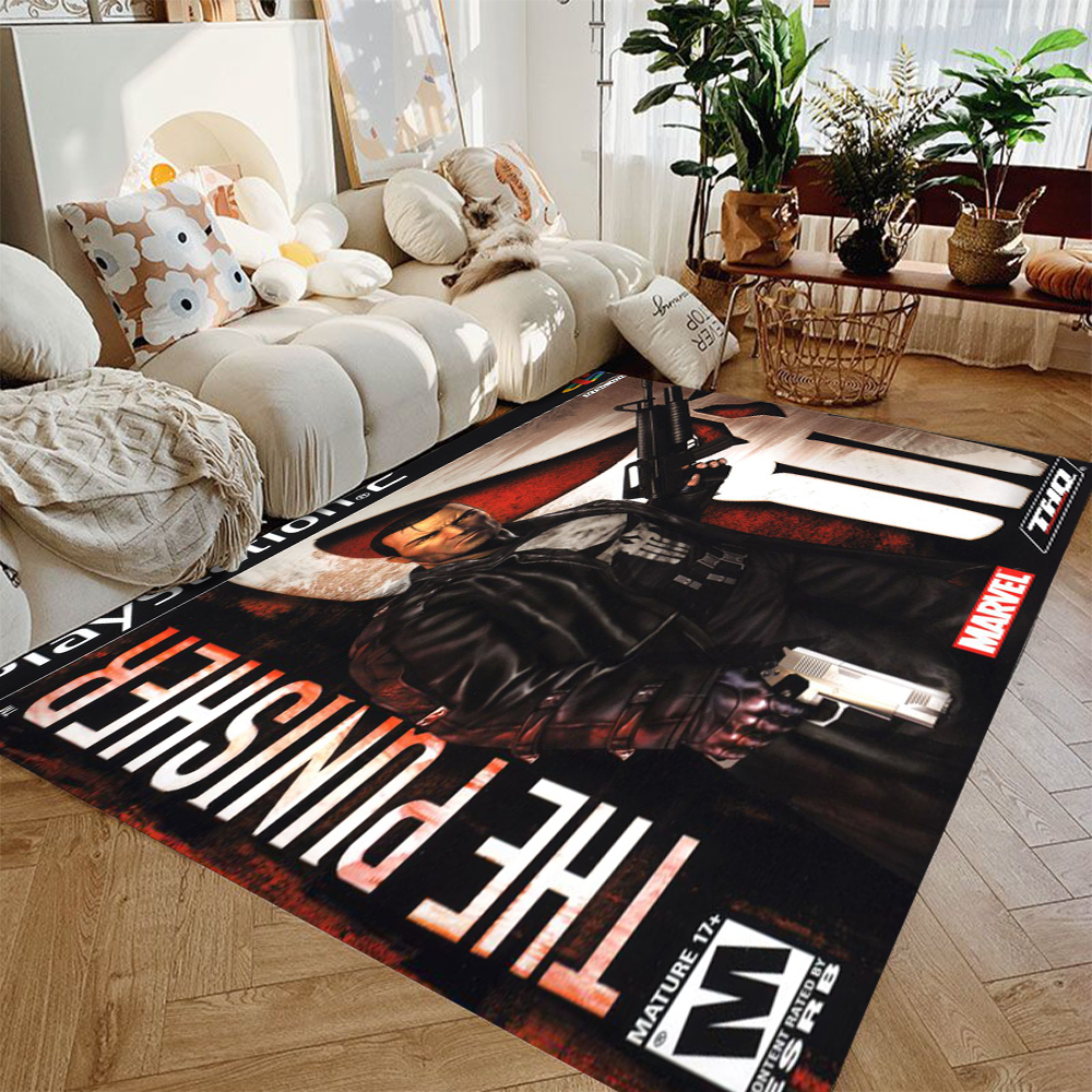 Clássico emocionante jogo tapete G-GTA gamer tapete para casa sala de estar quarto tapete anti-skid área jogos decoração do quarto tapete: 122x183cm / Borgonha