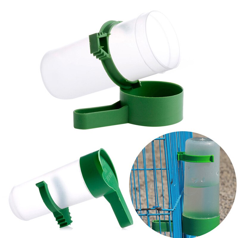 S/L Vogel Drinker Voedsel Feeder Waterer Clip Voor Volière Budgie Valkparkiet Dwergpapegaai