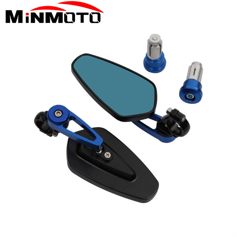 Espejo retrovisor CNC para manillar de motocicleta, espejos retrovisores para Bandit S650 600 650 1200 1250 1250S: Caqui