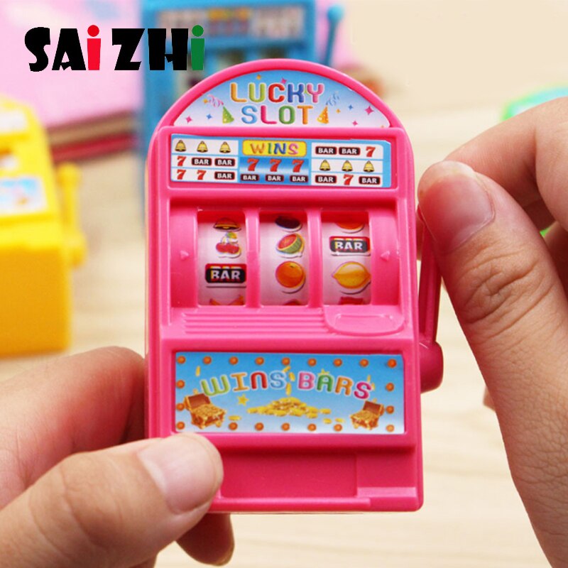 Saizhi 1Pc Populaire Mooie Miniatuur Winnende Games Machine Loterij Candy Klein Speelgoed Voor Kinderen Willekeurige Kleur