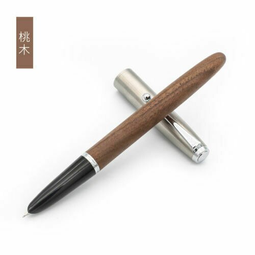 Jinhao 51a akryl/tre fyllepenn blekk penn kalligrafipenn ef/f/håndlaget erstatning fude nib skrivesaker kontor skolerekvisita: Tao tre ef