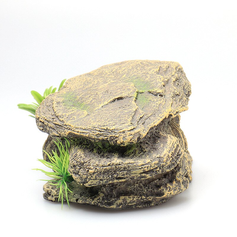 Rebord étagé pour Aquariums et Terrariums, plate-forme de bassin de reptiles lézard Gecko, ornement d&#39;aquarium de grotte de poisson