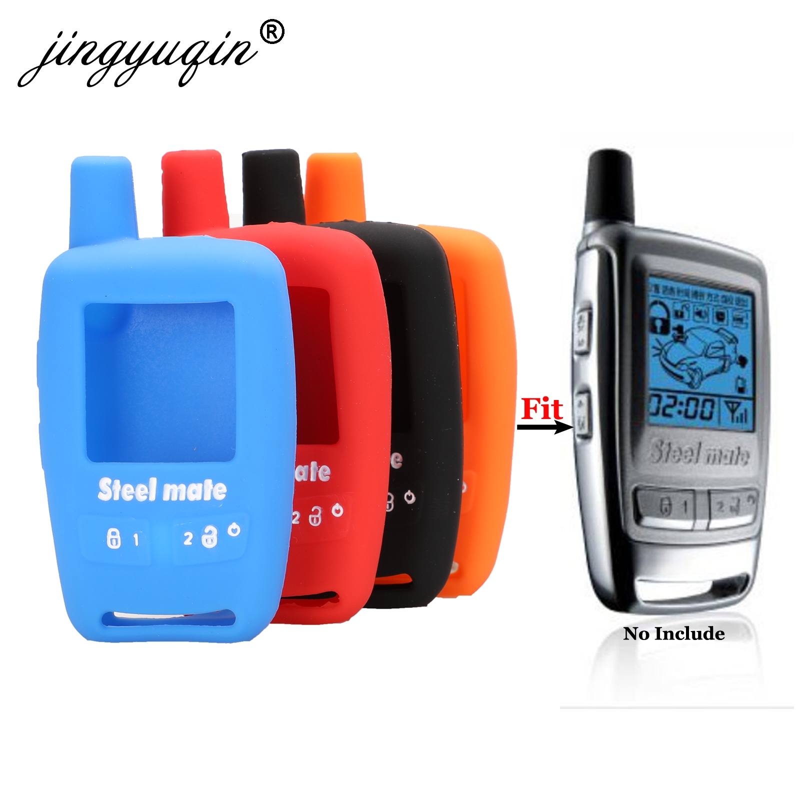 Training Definition Alarm Remote Silicone Cover for Steel Mate BCM Steelmate Iron General Red Bat 8006 Car Control Key FOB Case