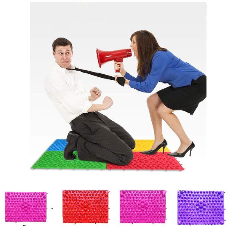 Tapis de massage pour pieds coloré et Durable avec réflexologie, outil de relaxation et de Circulation sanguine pour les orteils