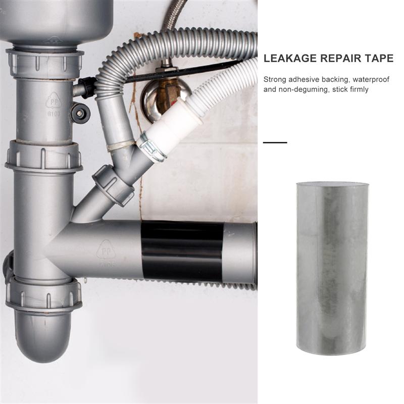 1 Roll Outdoor Leakage Repair Waterproof Tape Garden Water Pipes Tapes Leak-Trapping Tape Water Bucket Basin Leak Repair Tape