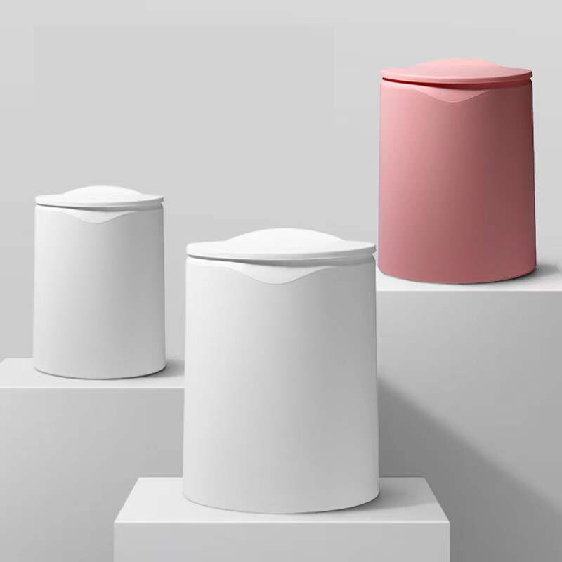 1Pcs 8L/12L Ronde Grote Capaciteit Indoor Prullenbak Emmer Vuilnis Vuilnisbak Opslag Organisatie In De Keuken Wc voor Badkamer