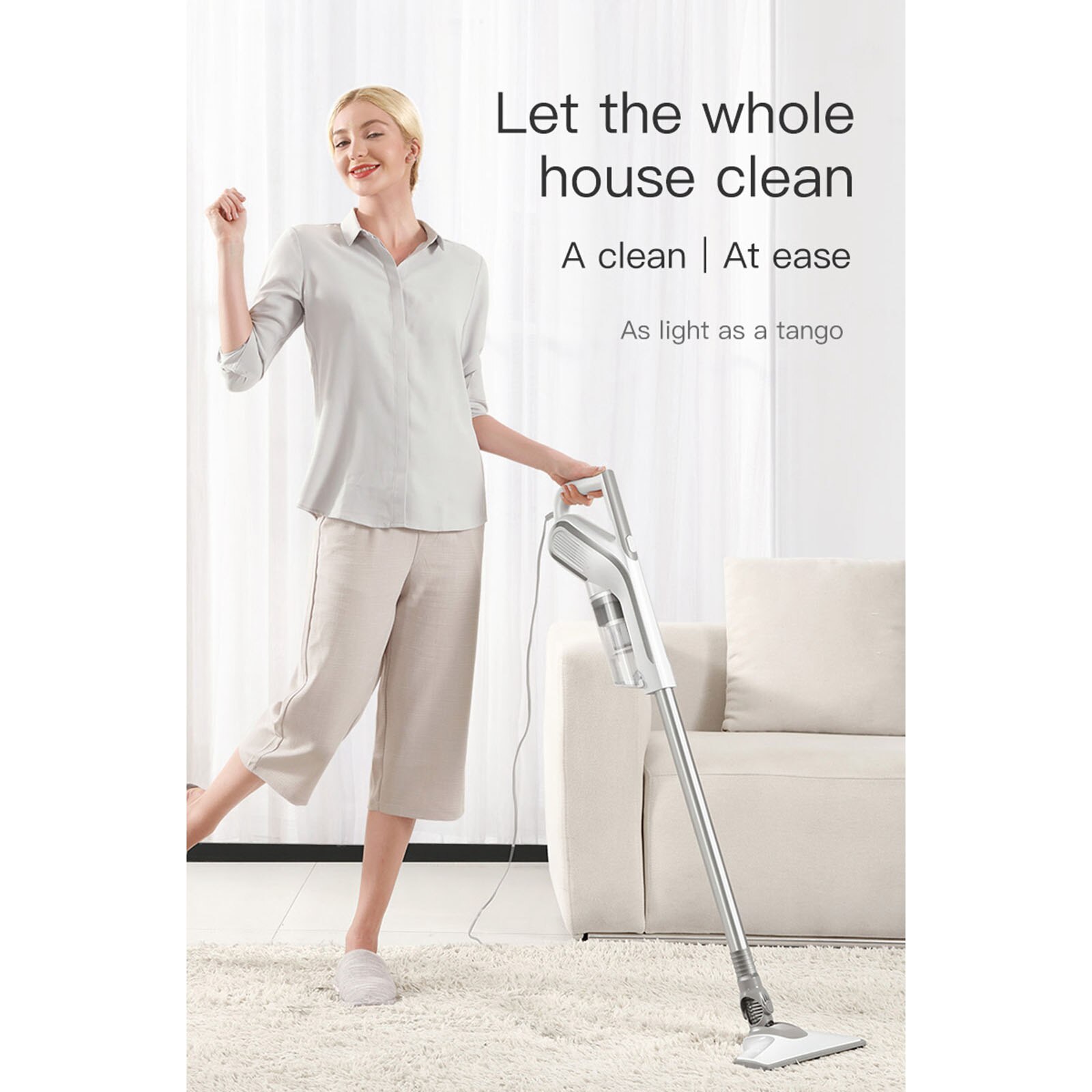 Handheld Wireless Vaccum Cleaner With Foldable Tube