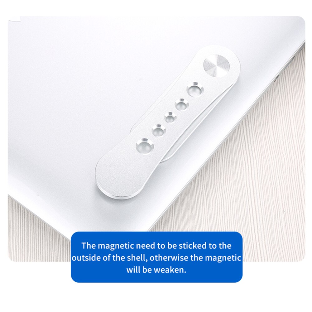 Computer For Laptop Fixed Clip Foldable Portable Dual Screen Mobile Phone Holder Durable Anti Slip Magnetic Cellphone Mount