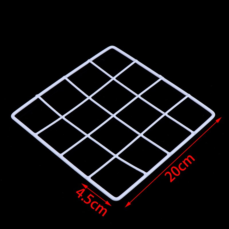 20/35cm Wall Art Display Mesh Storage Shelf Metal Grid Photo Frame Organizer Rack Holder Home Decoration