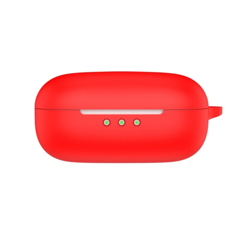 Voor Earfun Air Pro 4 Oortelefoon Cover Draadloze Oordopjes Siliconen Shell Behuizing Flexibele Case Waterdichte Huid Beschermer Case: Rood