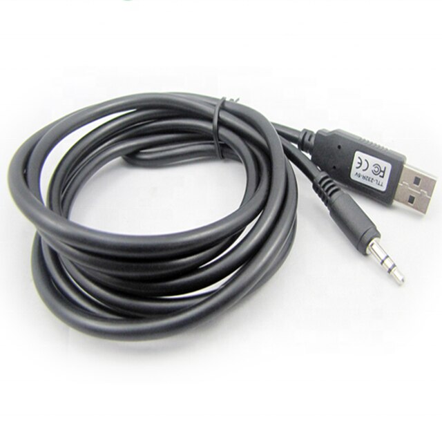 TTL-232R-5V-AJ Cable with audio jack connector with +5V based TX and RX signalling