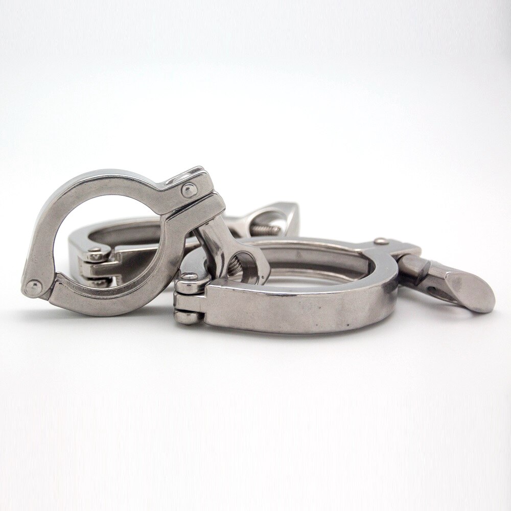 1.5" Tri Clamp 50.5mm Ferrule O/D 304 Stainless Steel Tri Clover Sanitary Fitting for home Brewing