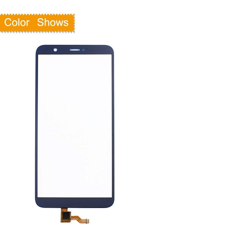 10 Uds para Huawei P inteligente FIG-LX1 LX2 FIG-L21 FIG-L22 disfrutar 7S 7 pantalla táctil del Sensor del Panel digitalizador de vidrio frontal de la pantalla táctil: blue