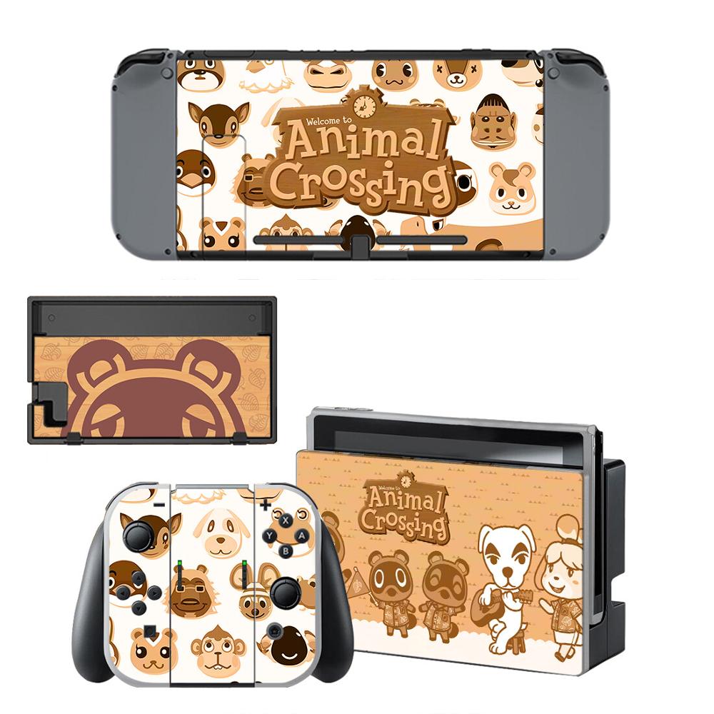 Animal Crossing Skin Sticker For Nintend Switch NS Console&Controller Game Sticker Vinyl Decal Protector Nintendoswitch: YSNS2548