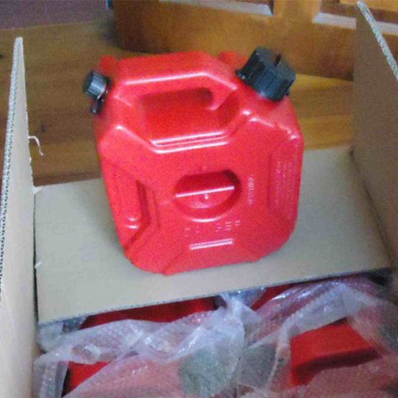Motorcycle 3L Portable Jerry Can Gas Anti-static Plastic Car Fuel Tank 87HE