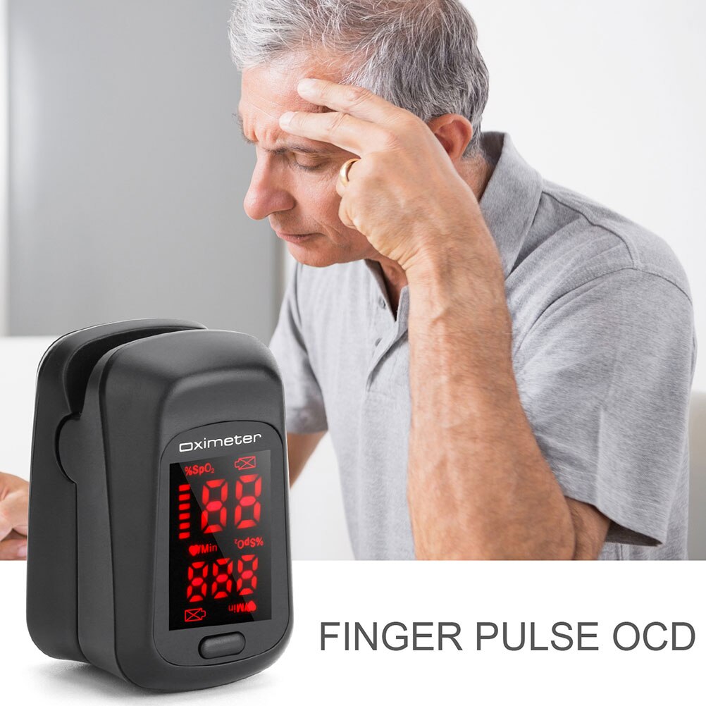 Blood Oxygen Monitor Finger Pulse Oximeter Oxygen Saturation Monitor Fast within 24hours (without Battery)