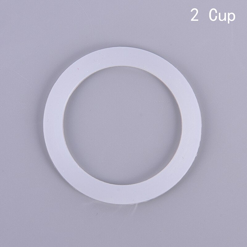 Silicone Seal Ring Flexible Washer Gasket Ring Kitchen Coffee Makers Accessories Parts: 2 cup