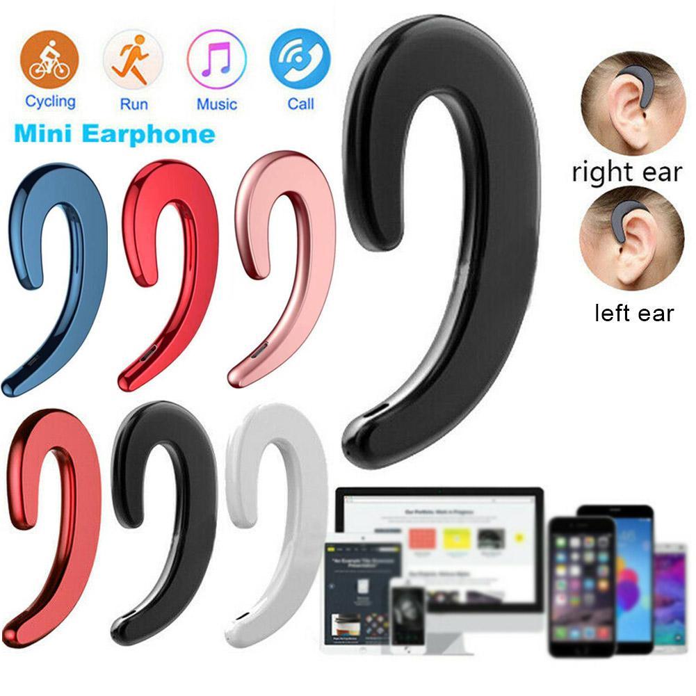 Bone conduction oorhaak draadloze bluetooth oordopjes ruisonderdrukkende stereo oordopjes hoofdtelefoon headset voor sport hardlopen autorijden
