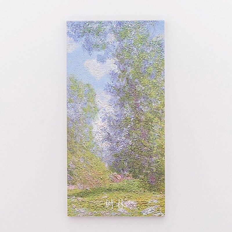 Kawaii Lange Memo Pad Sticky Notes Briefpapier Sticker Landschap Seaside Planner Kantoor School Plan Van: New 4