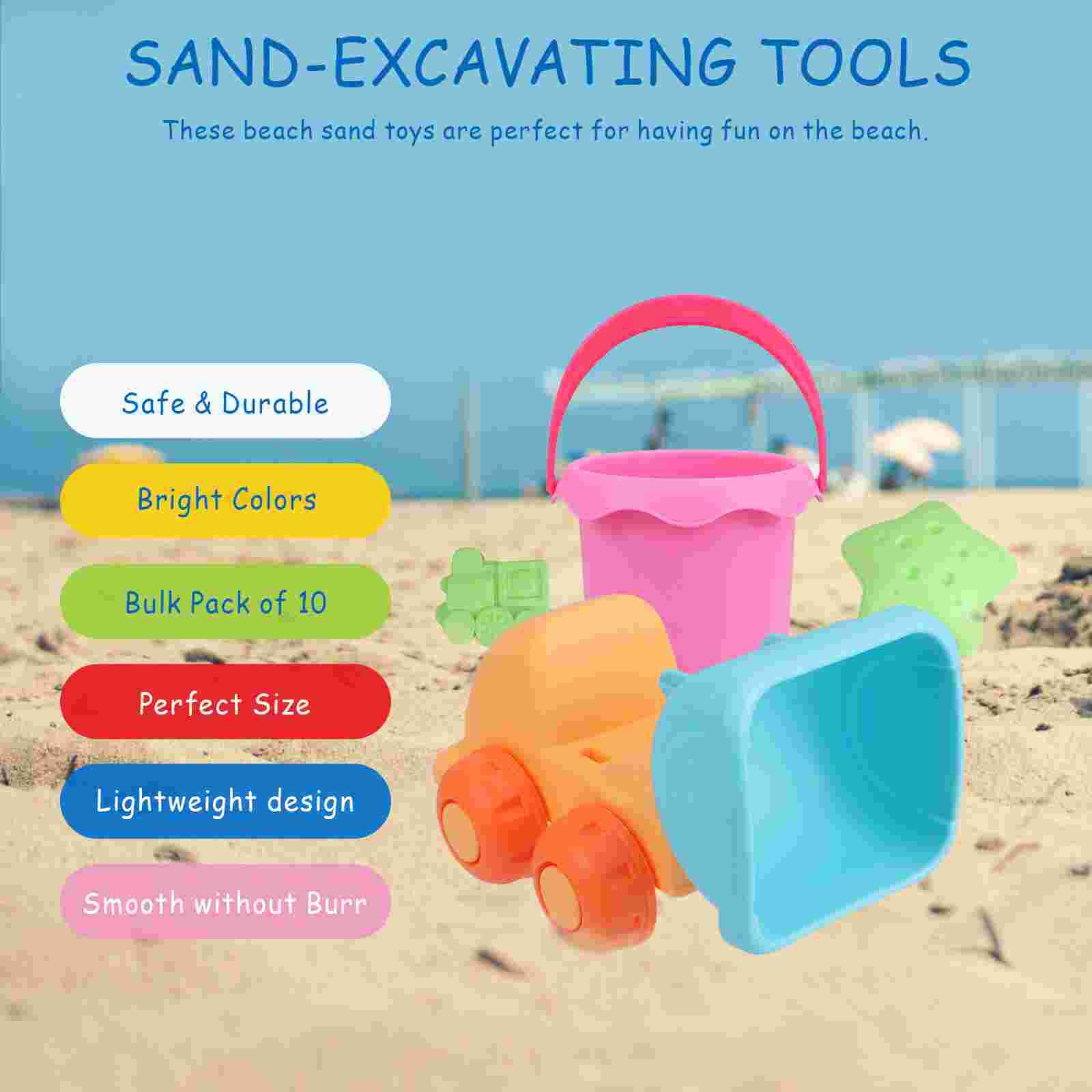 13Pcs Toddlers Summer Sand Beach Toys Set Kids Sand Playing Set