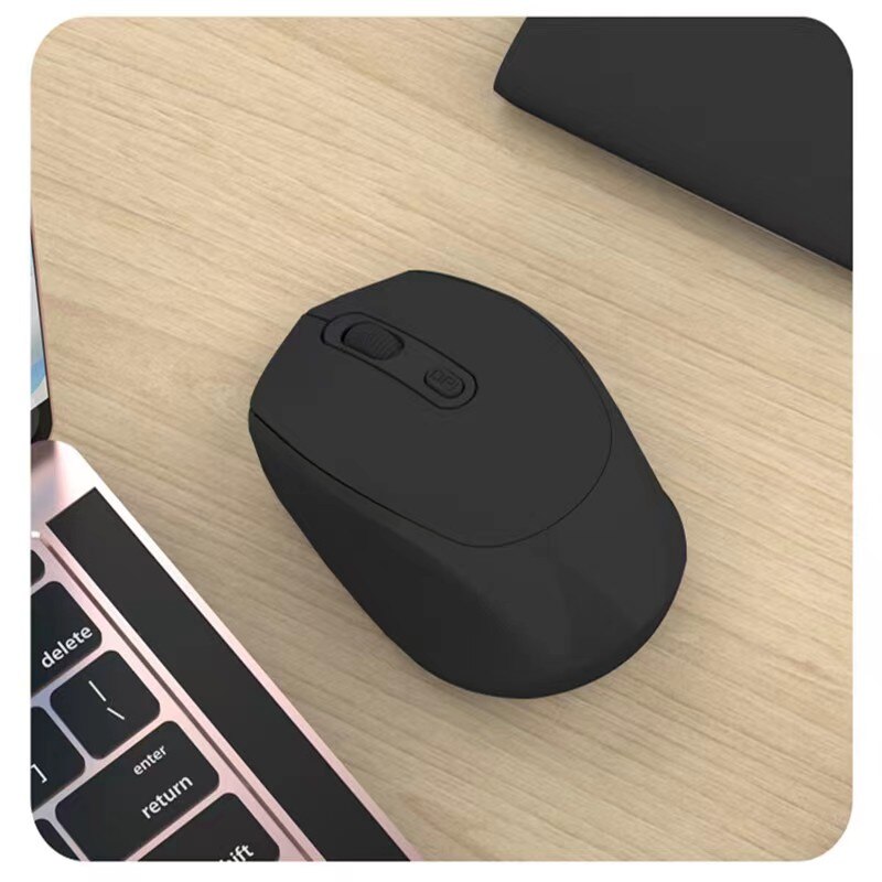 Akumulator Bezprzewodowa Mysz Bluetooth Wyciszenie USB Ergonomiczna Mysz Gamer Do Komputera Laptop Macbook