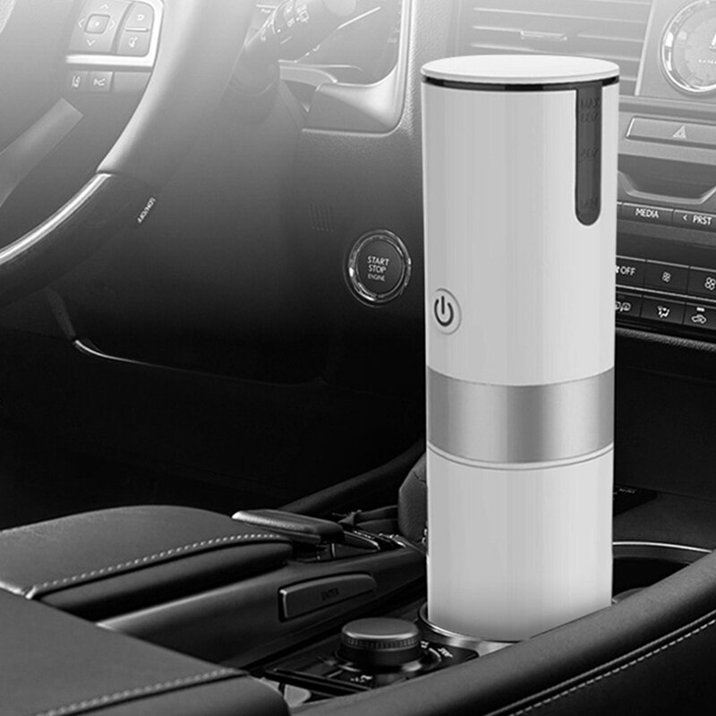 Máquina de café portátil con USB, Mini cafetera de mano, bajo ruido de trabajo, cápsula Kcup, cafetera americana